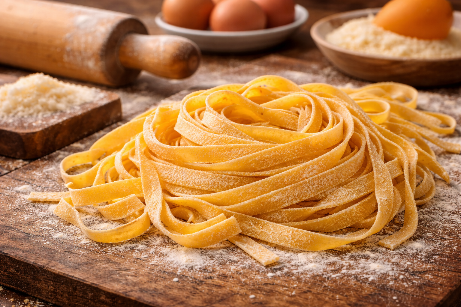 Tagliatelle al mattarello